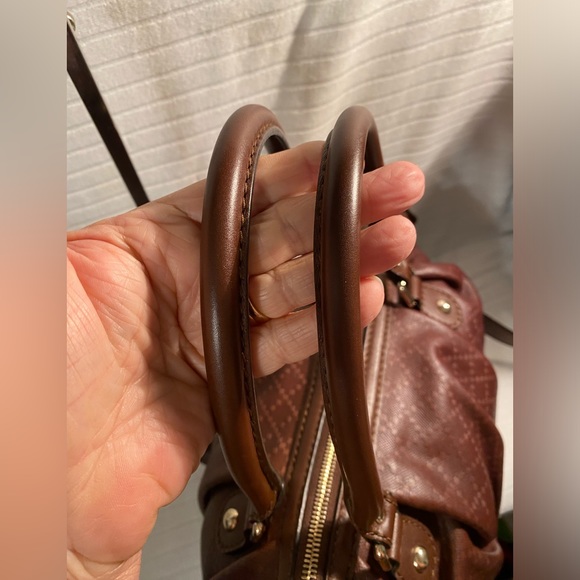 AUTHENTIC GUCCI DIAMANTÉ SUKEY LEATHER TWO WAY TOP HANDLE CROSSBODY - Picture 8 of 15